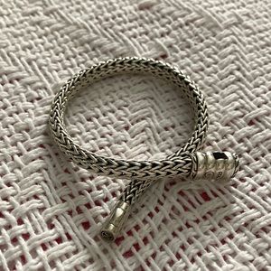John Hardy all sterling silver  bracelet